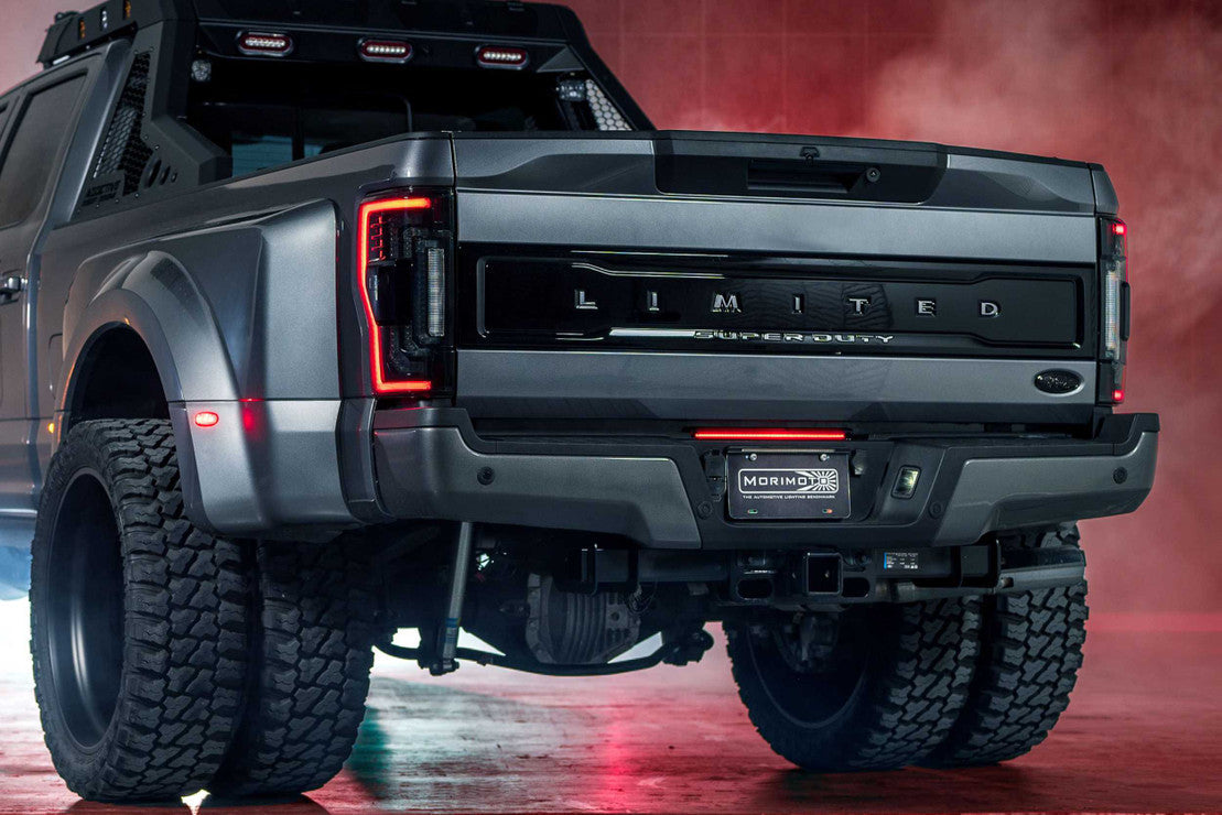 Morimoto XB LED Tails: Ford Super Duty (17-22) (Pair / BLIS / Smoked)