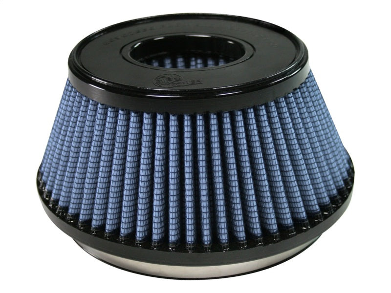 aFe MagnumFLOW Pro 5R intake replacement air filter featuring a conical design for improved airflow and engine performance.