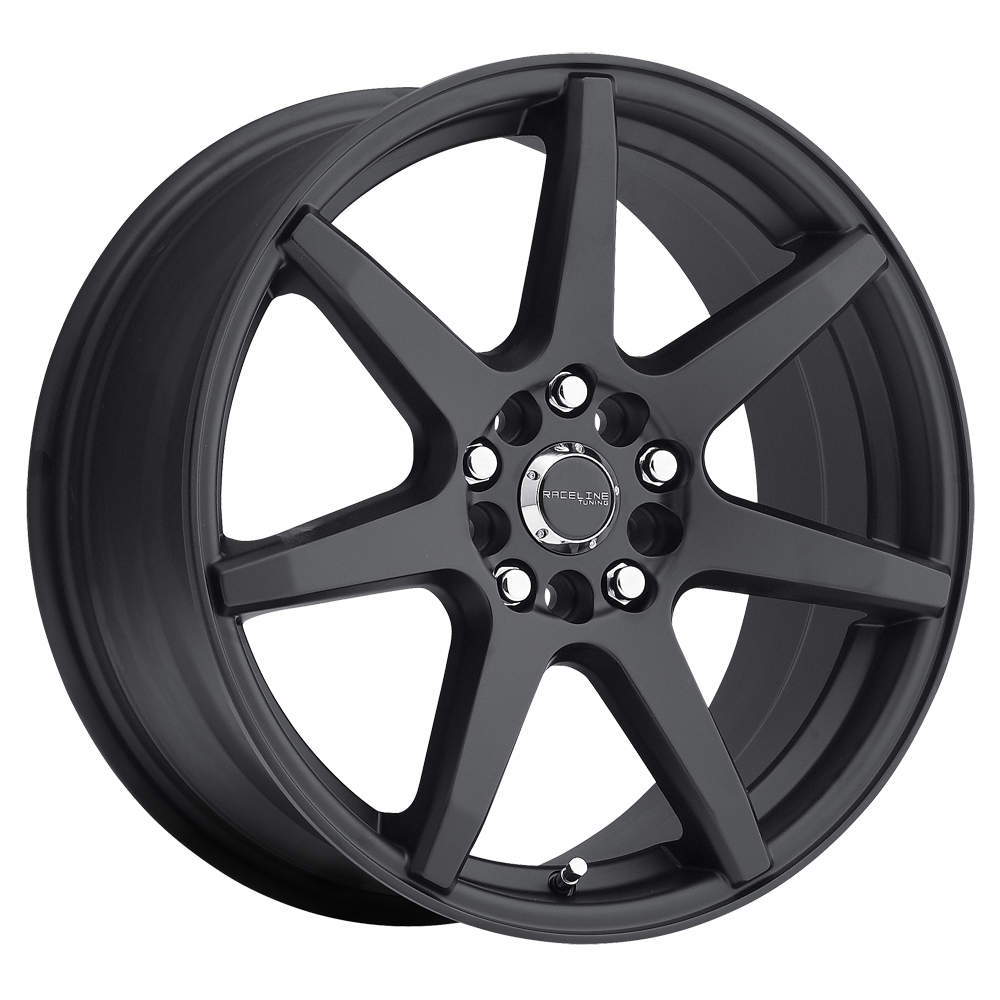 Matte black 131B Evo wheel featuring a sleek, multi-spoke design, ideal for enhancing truck and SUV performance.