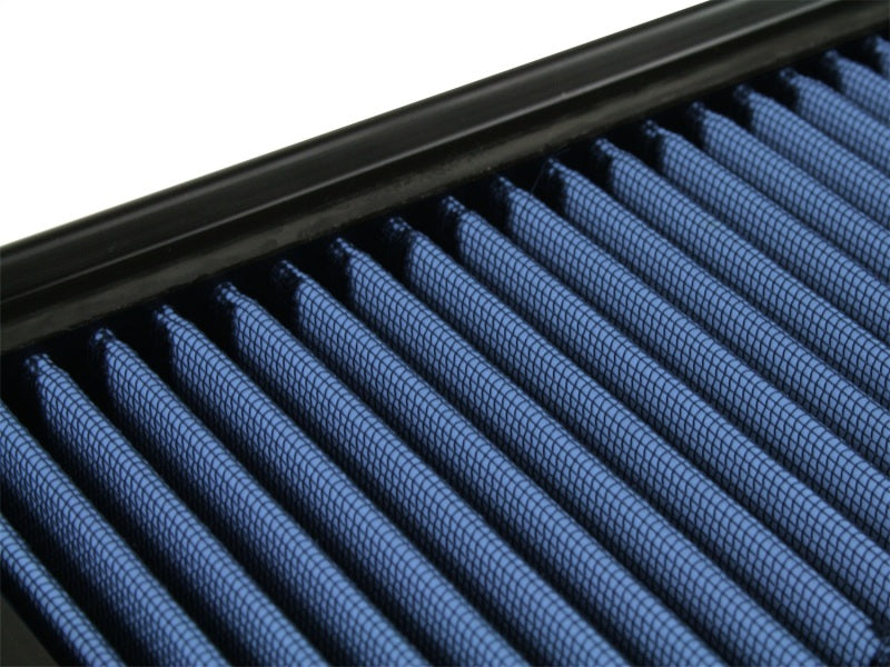 aFe MagnumFLOW Air Filter for Toyota Tacoma 05-12 V6-4.0L featuring a blue filter media designed for enhanced airflow.