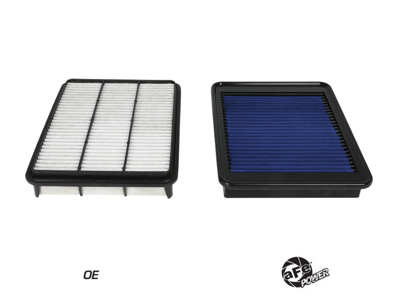 aFe MagnumFLOW Air Filters for Toyota Land Cruiser and 4Runner, showcasing OE and performance filter designs.