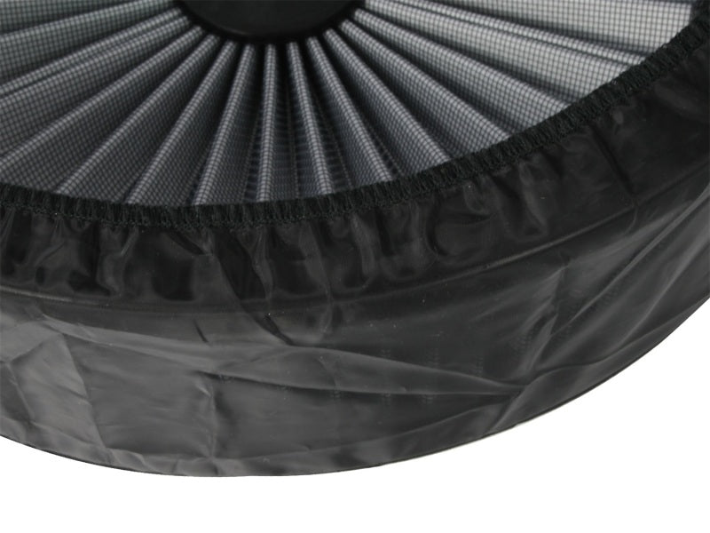aFe MagnumSHIELD Pre-Filters in black designed for enhanced filtration and protection of offroad vehicles.