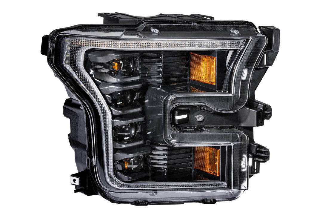 Morimoto XB LED Headlights: Ford F150 (15-17) & Raptor (17-20) (Pair / ASM Amber DRL) Gen 2