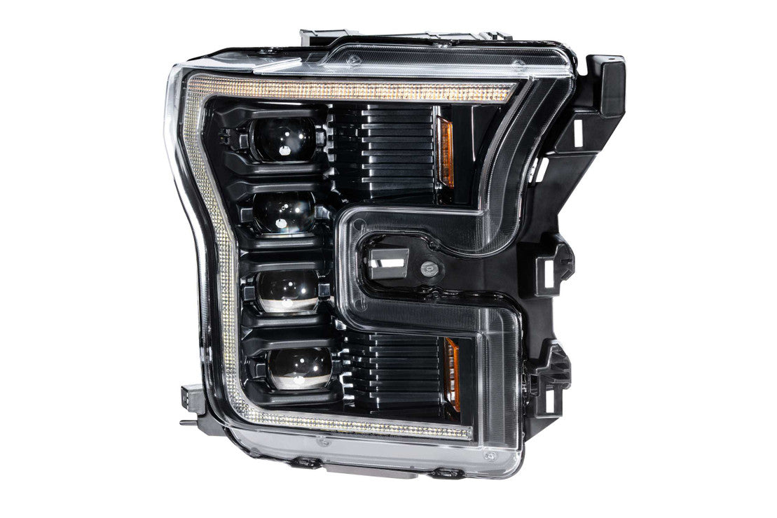Morimoto XB LED Headlights: Ford F150 (15-17) & Raptor (17-20) (Pair / ASM Amber DRL) Gen 2