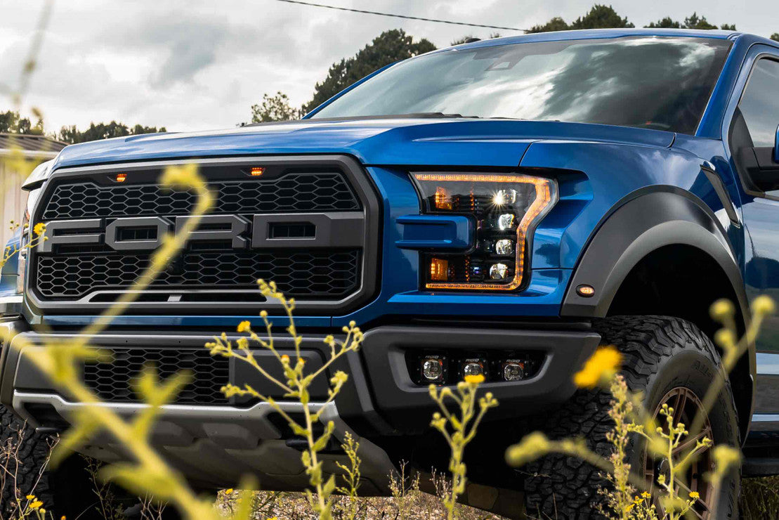 Morimoto XB LED Headlights: Ford F150 (15-17) & Raptor (17-20) (Pair / ASM Amber DRL) Gen 2