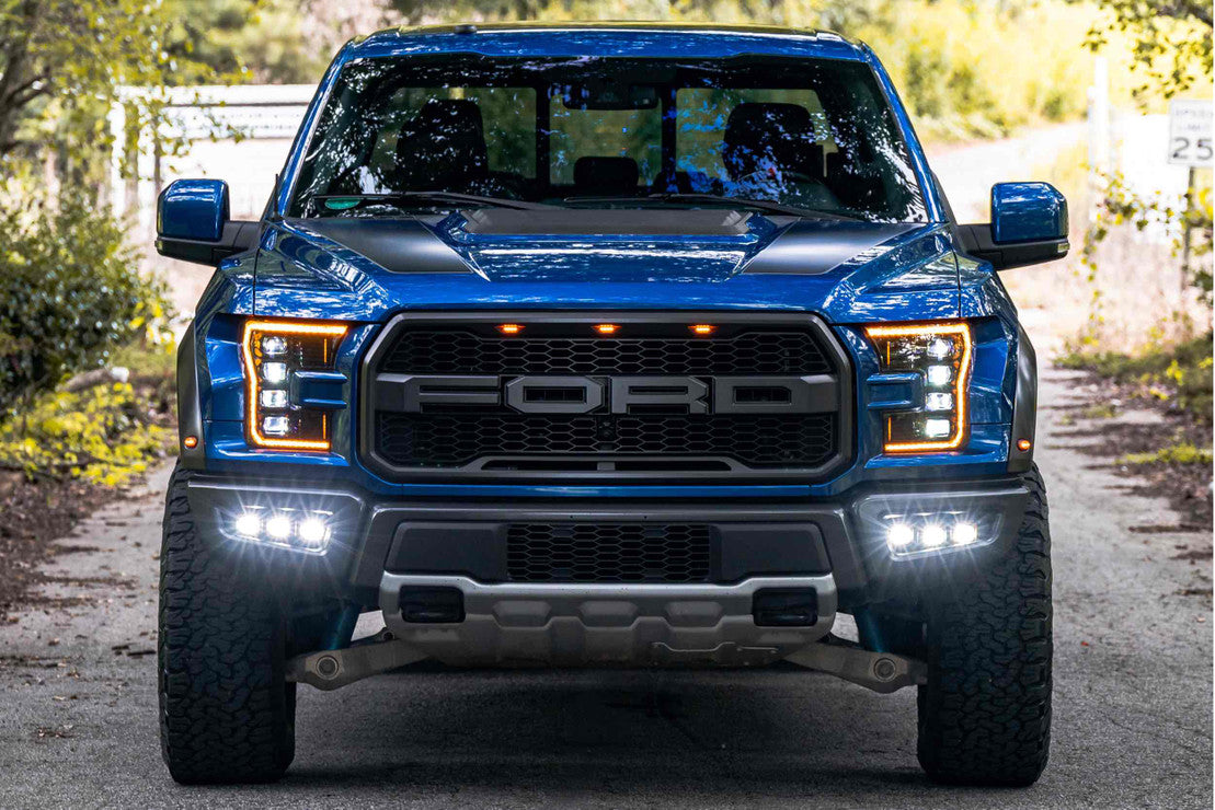 Morimoto XB LED Headlights: Ford F150 (15-17) & Raptor (17-20) (Pair / ASM Amber DRL) Gen 2