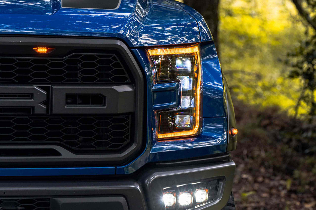Morimoto XB LED Headlights: Ford F150 (15-17) & Raptor (17-20) (Pair / ASM Amber DRL) Gen 2