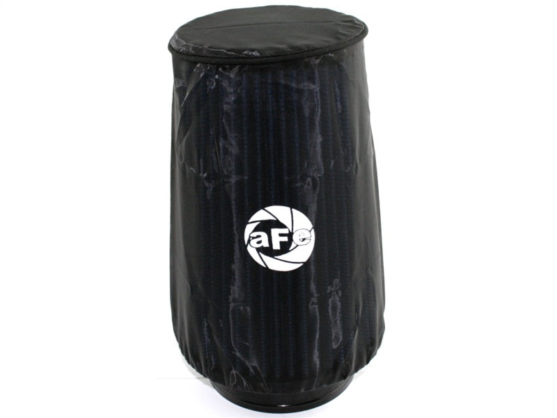 aFe MagnumSHIELD Pre-Filters in black, designed to protect air filters for enhanced performance and durability.