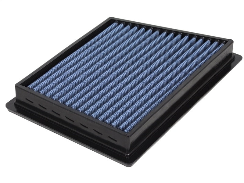 aFe MagnumFLOW OER Air Filter PRO 5R designed for 2014-2016 Jeep Cherokee V6 3.2L, featuring a blue filter media for enhanced airflow.