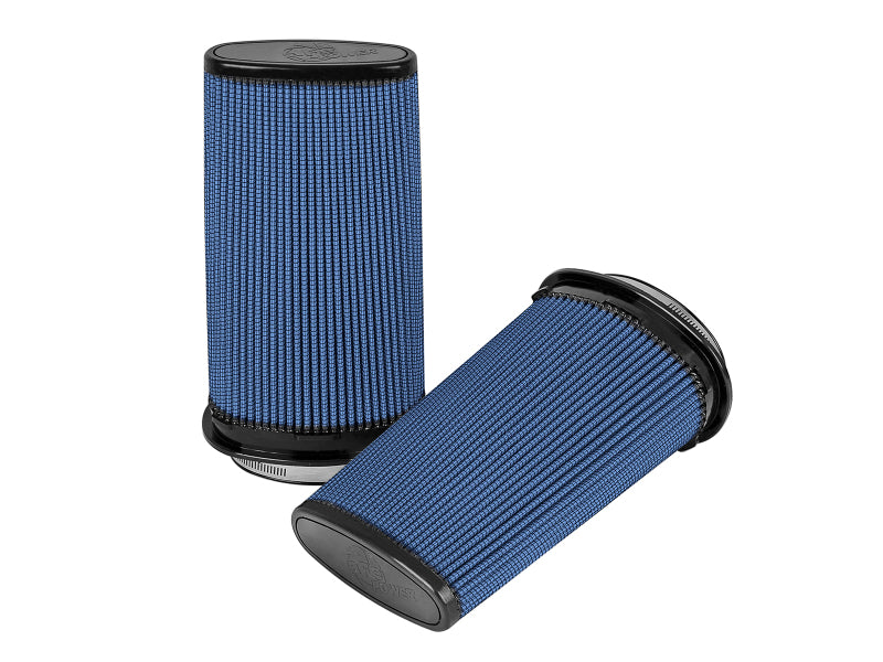 aFe Momentum replacement air filters with Pro 5R media, featuring a blue design and optimized for high airflow and filtration.