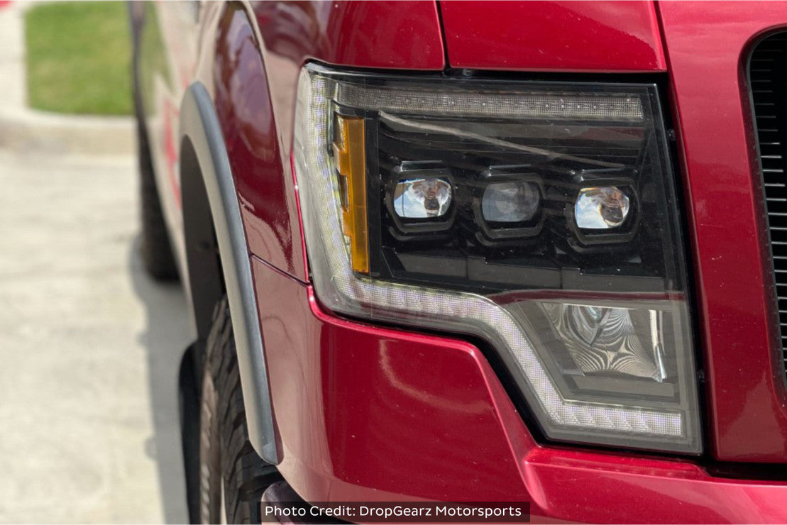 Morimoto XB LED Headlights: Ford F150 (09-14) (Pair / ASM White DRL)