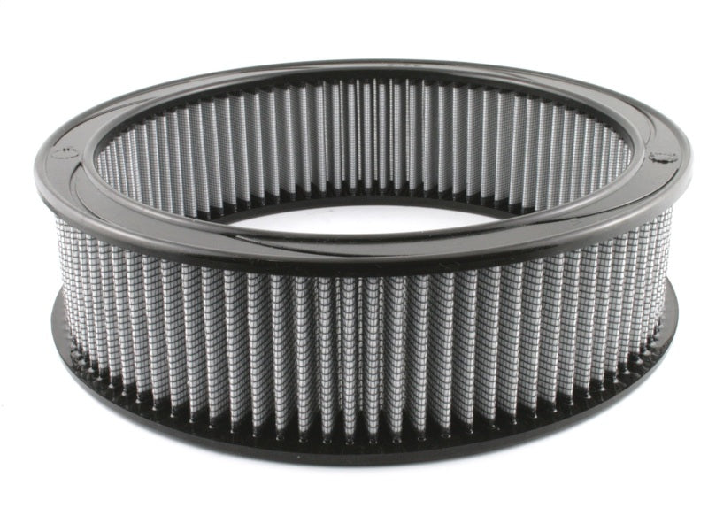 aFe MagnumFLOW Air Filter designed for GM cars and trucks from 1968 to 1997 with V8 engines, featuring a durable construction.
