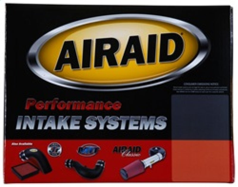 Airaid intake system for 05-11 Dodge Dakota and 06-09 Mitsubishi Raider with oiled red media, enhancing engine performance.