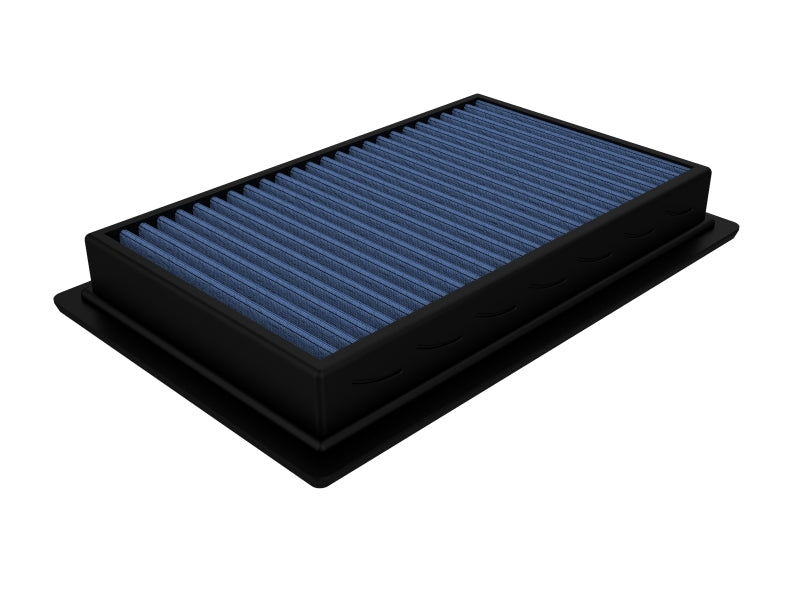 aFe MagnumFLOW Air Filter for Ford Explorer 2002-2010 V6 and 2002-2005 V8, featuring a blue filter media for enhanced airflow.