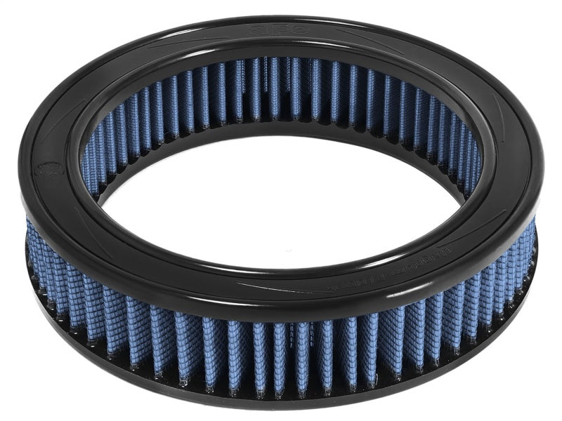 aFe MagnumFLOW Air Filter with a 9-inch outer diameter, 7-inch inner diameter, and 2.12-inch height for enhanced engine performance.