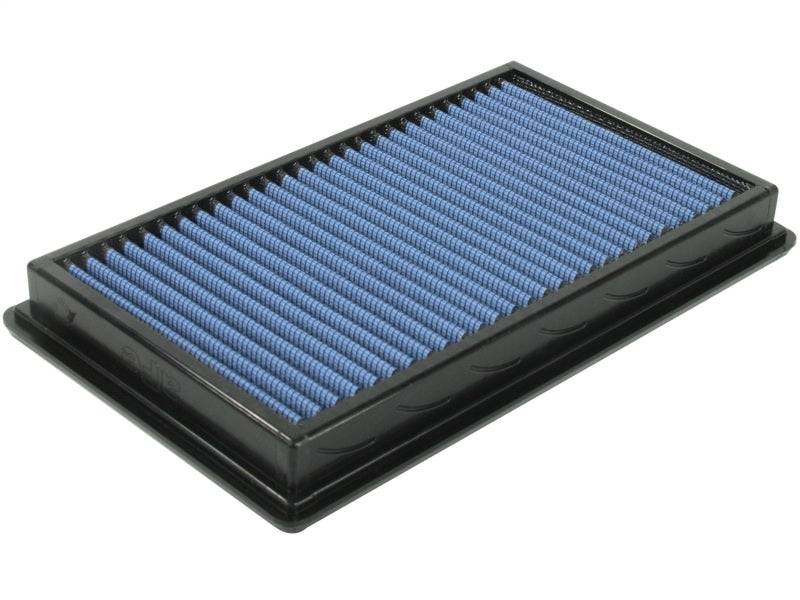 aFe MagnumFLOW Air Filter for 1999-2003 Ford Trucks with V8-5.4L engine, featuring a blue filter element for enhanced airflow.