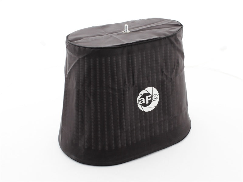 aFe MagnumSHIELD Pre-Filters in black, designed for enhanced engine protection and performance in offroad vehicles.