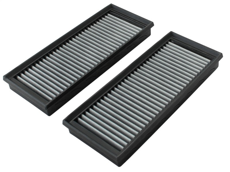 aFe MagnumFLOW OEM Replacement Air Filter Pro DRY S for 2011-2014 Mercedes-Benz AMG CL63/E63/S63 V8, featuring dual-layer design.