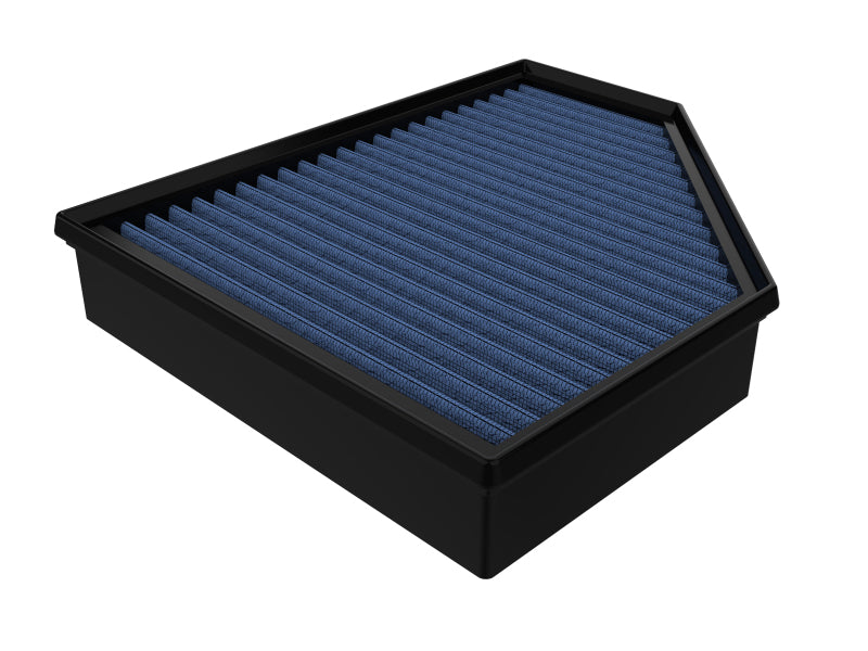AFE MagnumFLOW Pro 5R air filter for 2020 Toyota Supra L6 3.0L, featuring a blue filter media and durable design.