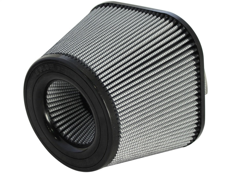 aFe MagnumFLOW Pro DRY S Universal Air Filter with a conical shape, designed for improved airflow and engine performance.