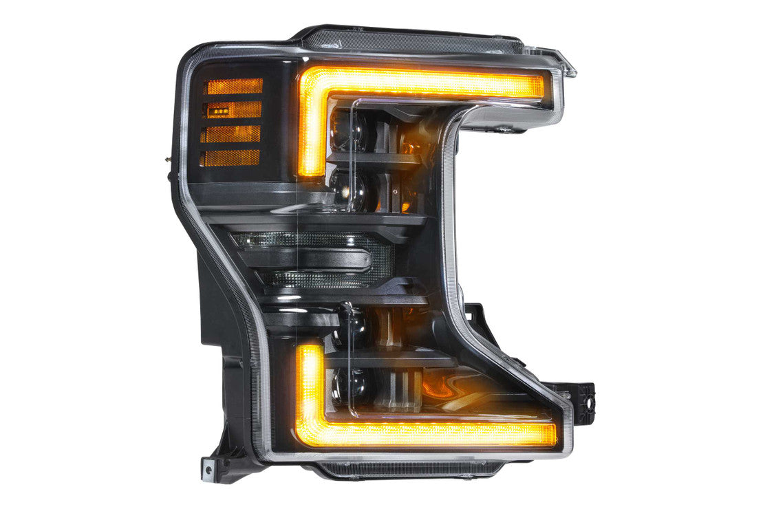 Morimoto XB LED Headlights: Ford Super Duty (20+) (Pair / ASM White DRL)