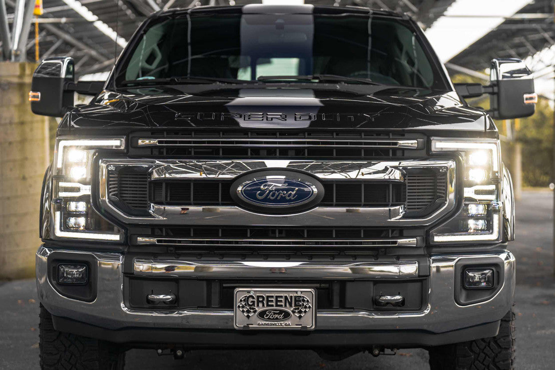 Morimoto XB LED Headlights: Ford Super Duty (20+) (Pair / ASM White DRL)
