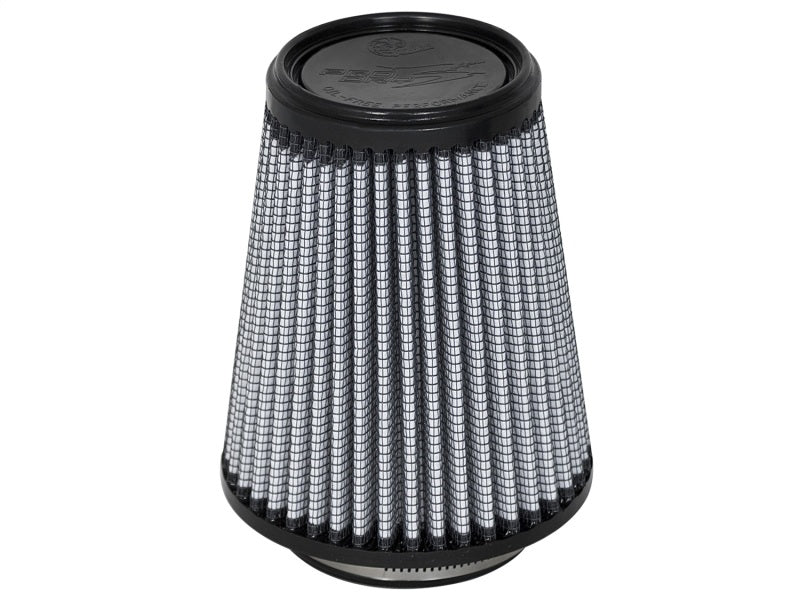 aFe MagnumFLOW Air Filter with a conical design, featuring a pleated filter media for enhanced airflow and filtration.