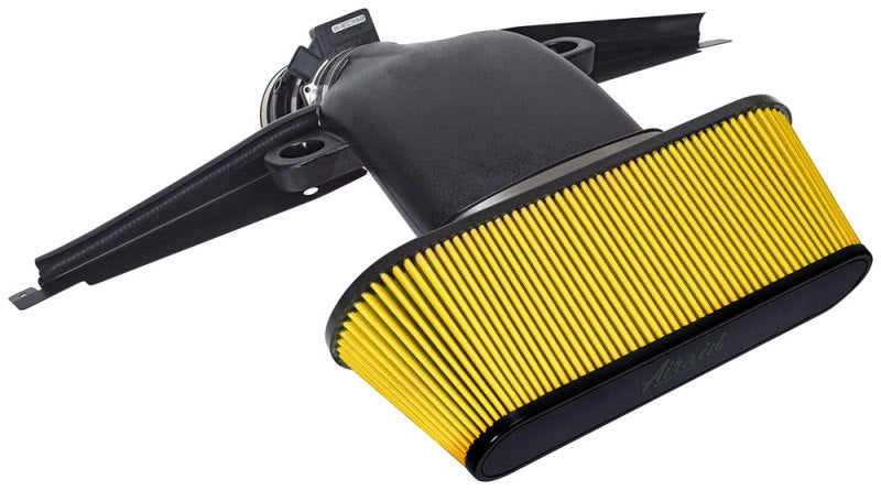 Airaid performance air intake system for 2005-2007 Chevrolet Corvette C6 V8-6.0L, featuring a yellow filter and black housing.