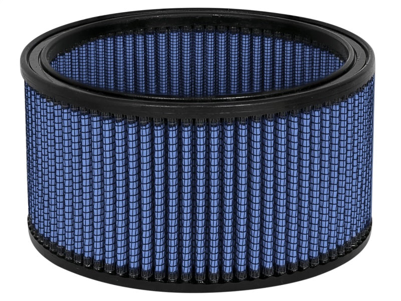 aFe Magnum FLOW P5R Round Racing Air Filter with 6in outer diameter and 5in inner diameter for enhanced airflow and performance.