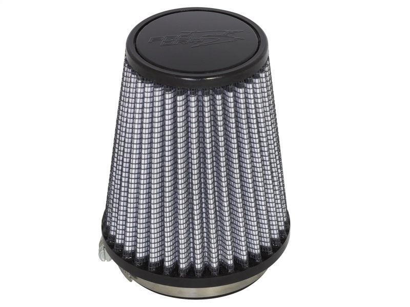 aFe MagnumFLOW Air Filter featuring a conical design with a black top and pleated filter media for enhanced airflow and filtration.