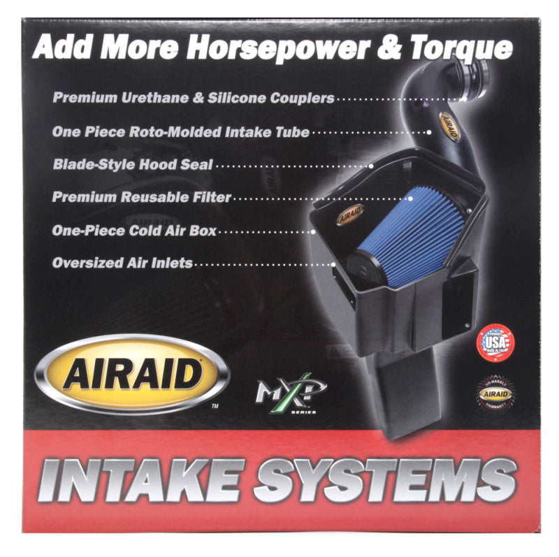Airaid intake kit for 2018 Ford F150 V6 5.0L, featuring a premium filter and molded intake tube for enhanced performance.
