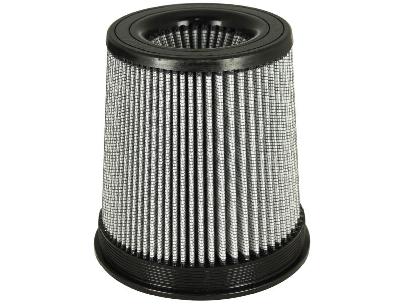 aFe Momentum Air Filter designed for optimal airflow and filtration, featuring a cylindrical shape with a pleated design.