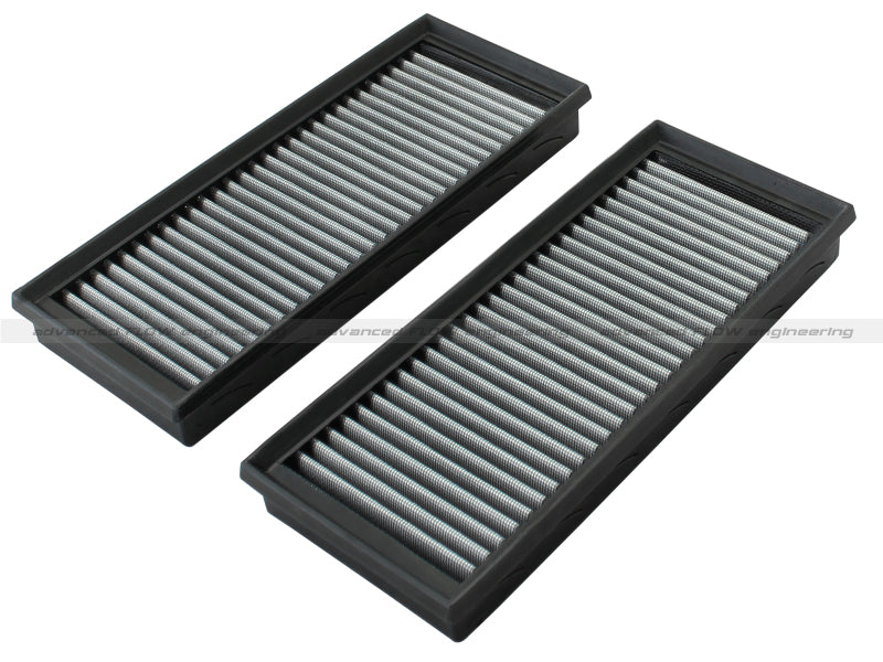 aFe MagnumFLOW OEM Replacement Air Filter Pro DRY S for 11-14 Mercedes-Benz AMG CL63/E63/S63 V8, featuring a durable design for optimal airflow.