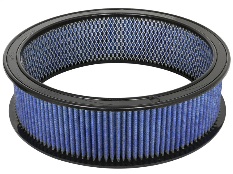 aFe MagnumFLOW Round Racing Air Filter with a 16.13 OD, 14.56 ID, and 4 height for enhanced engine performance.