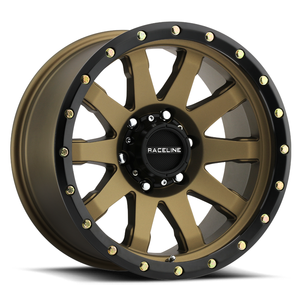 Raceline 934BZ Clutch wheel featuring a bronze finish with black accents and a multi-spoke design, ideal for offroad vehicles.