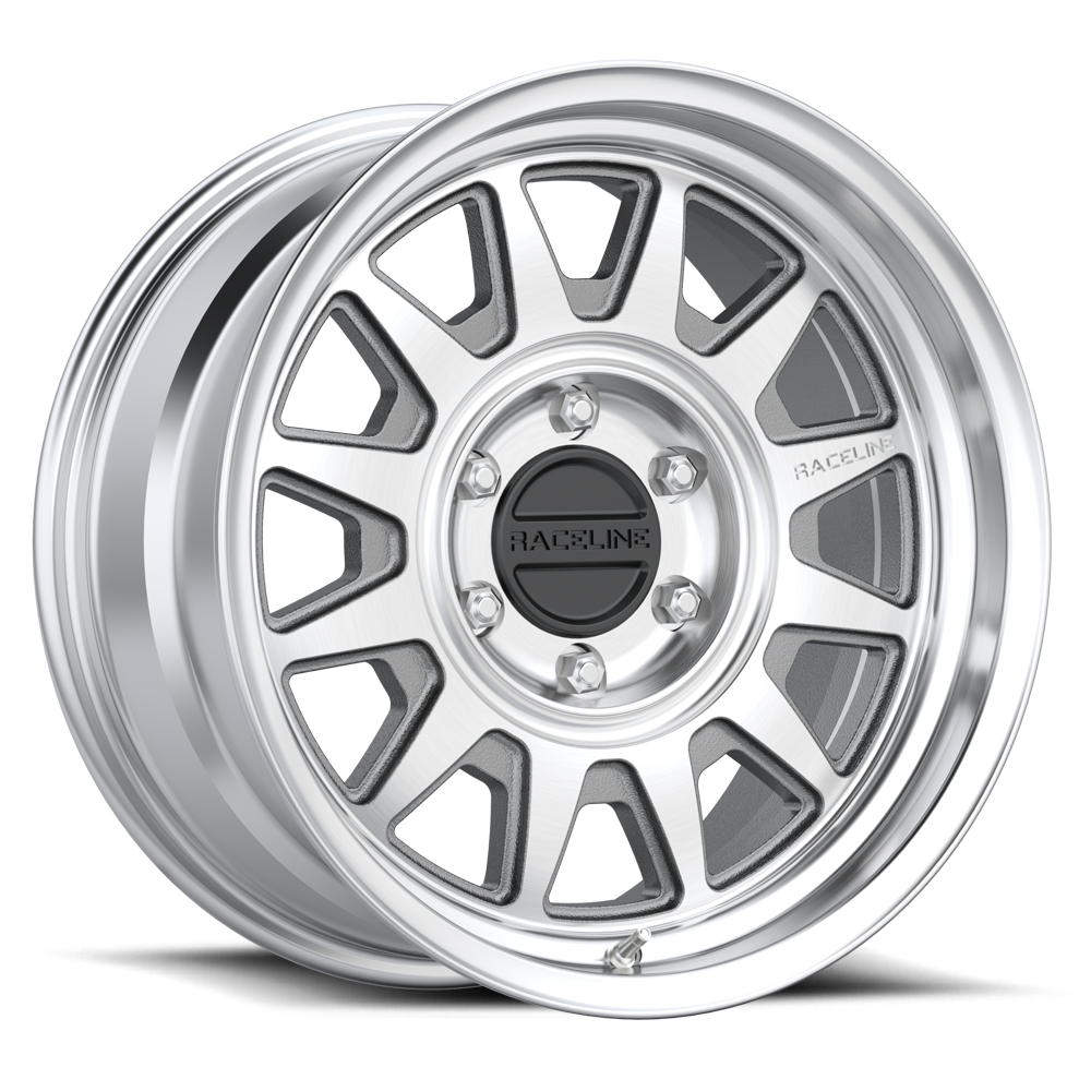 Aero HD 952MC wheel by Raceline featuring a polished finish and a multi-spoke design, ideal for offroad vehicles.