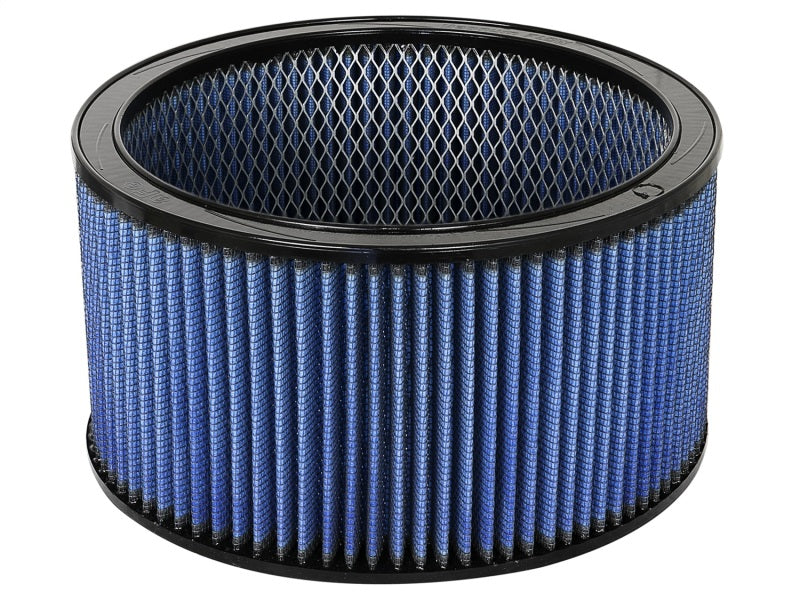aFe MagnumFLOW Round Racing Air Filter with dimensions 11 OD x 9.25 ID x 6 H, designed for enhanced engine performance.
