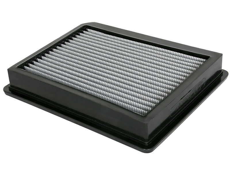 aFe MagnumFLOW Pro DRY S OE replacement air filter for 2017-2019 Nissan Titan V8 5.6L, excluding XD models.