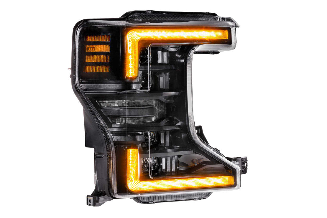Morimoto XB LED Headlights: Ford Super Duty (20+) (Pair / ASM Amber DRL)