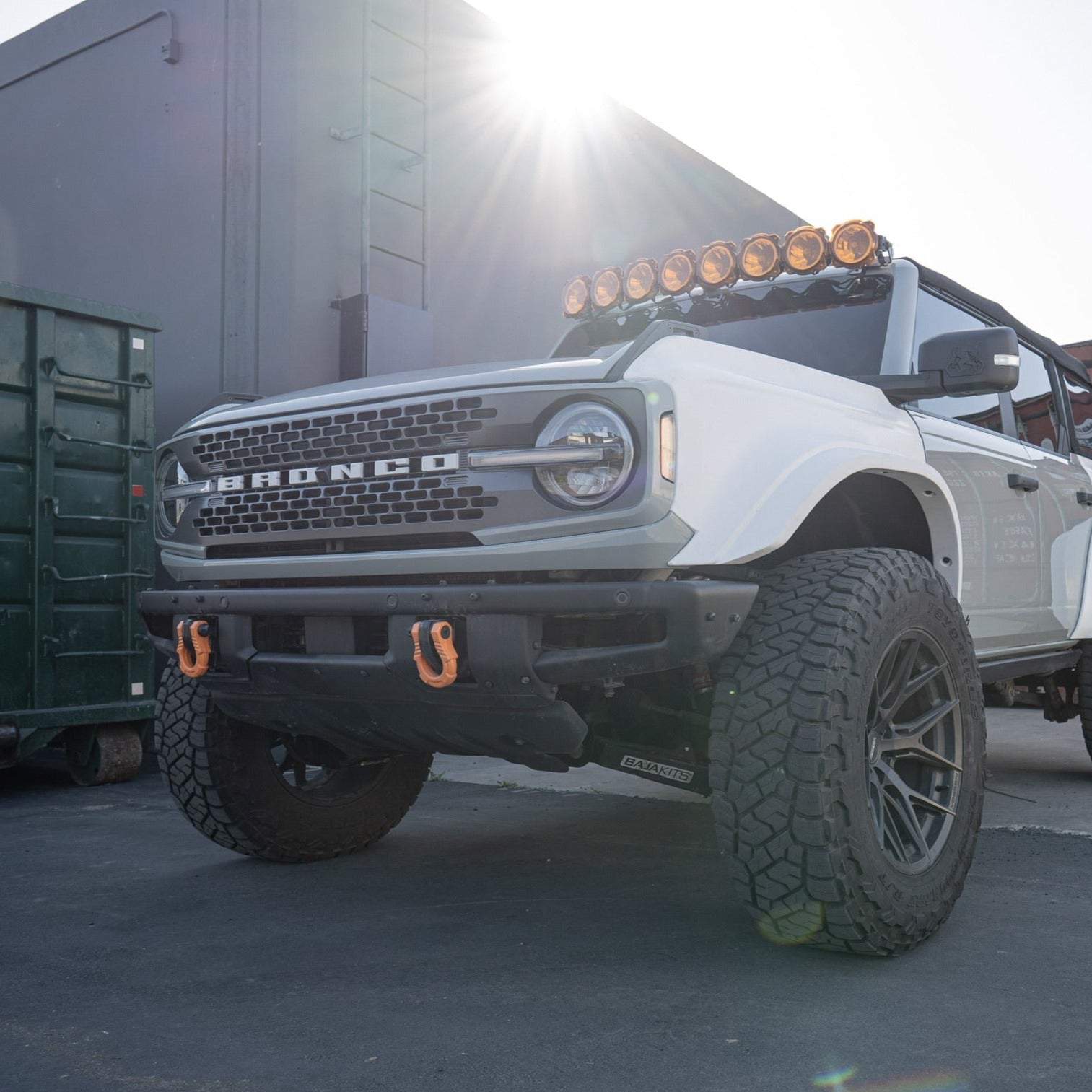 2021-2024 Ford Bronco fenders showcasing rugged design and enhanced off-road capability with a custom look.