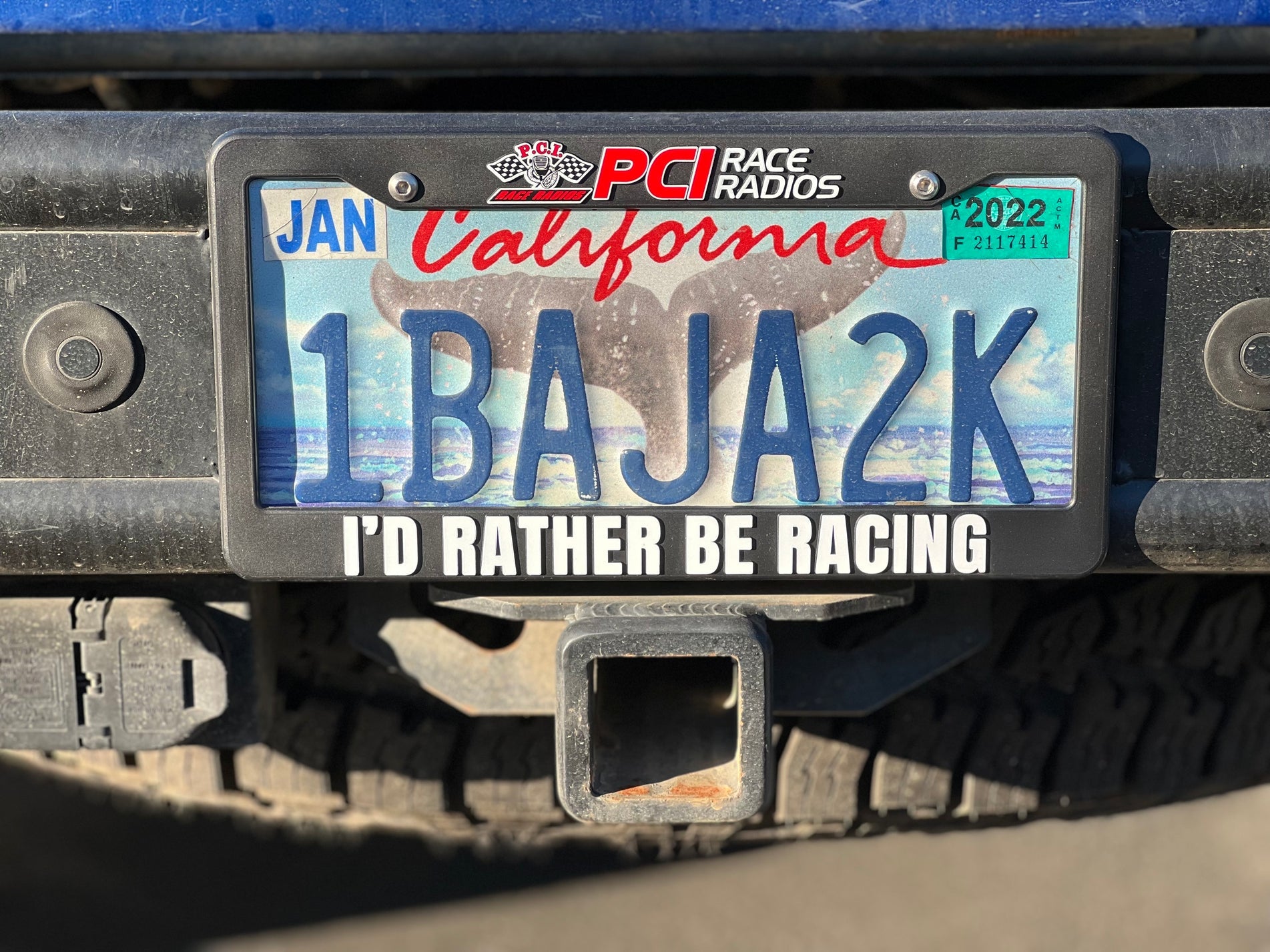 PCI License Plate Frame