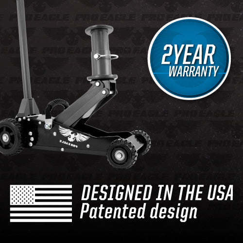 Pro Eagle 1.5 Ton Big Wheel Off Road Jack - "Talon"