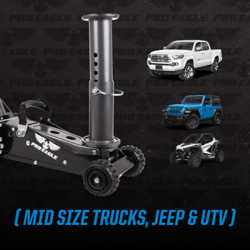 Pro Eagle 1.5 Ton Big Wheel Off Road Jack - "Talon"