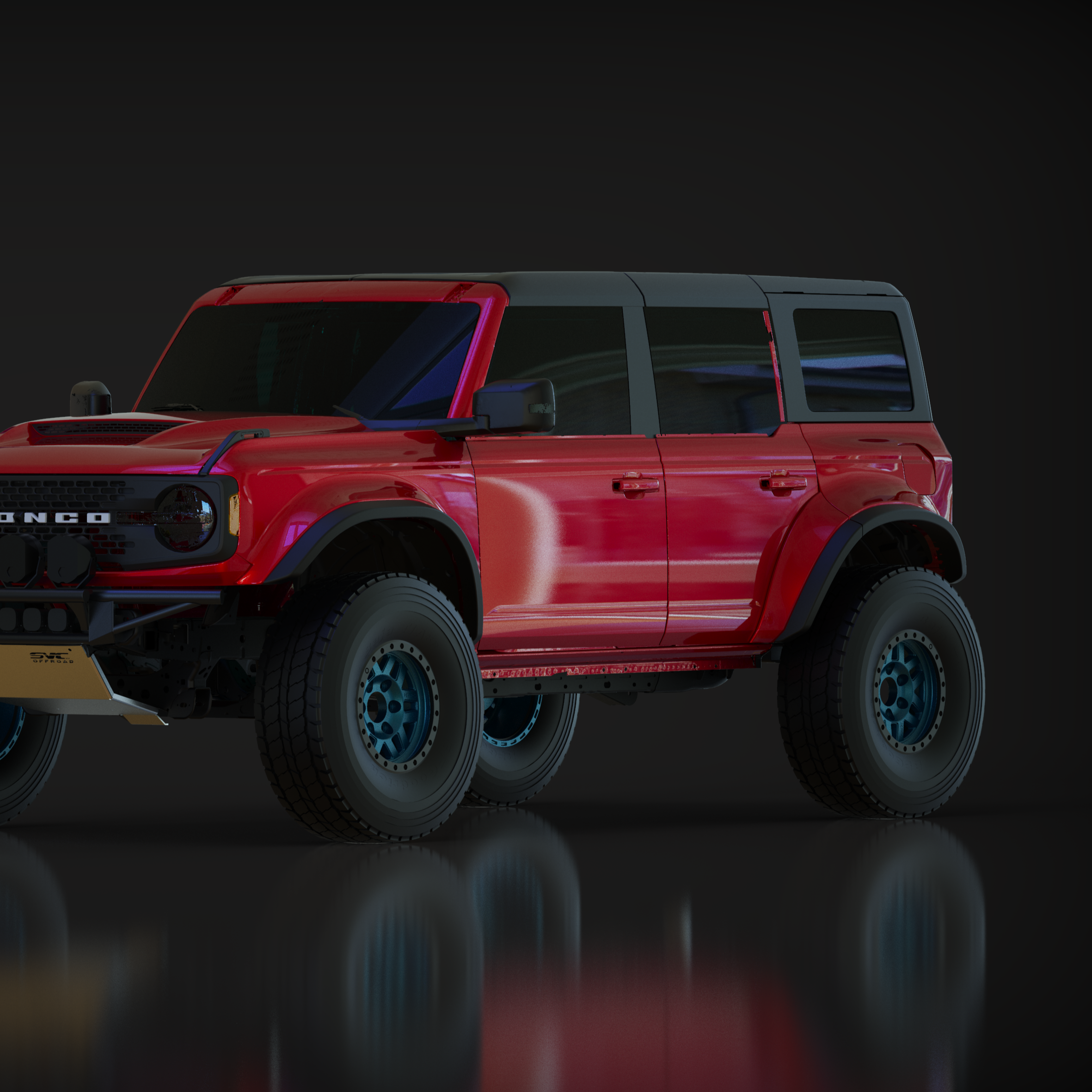 2021-2024 Ford Bronco 4-Door Rear Quarter Kit