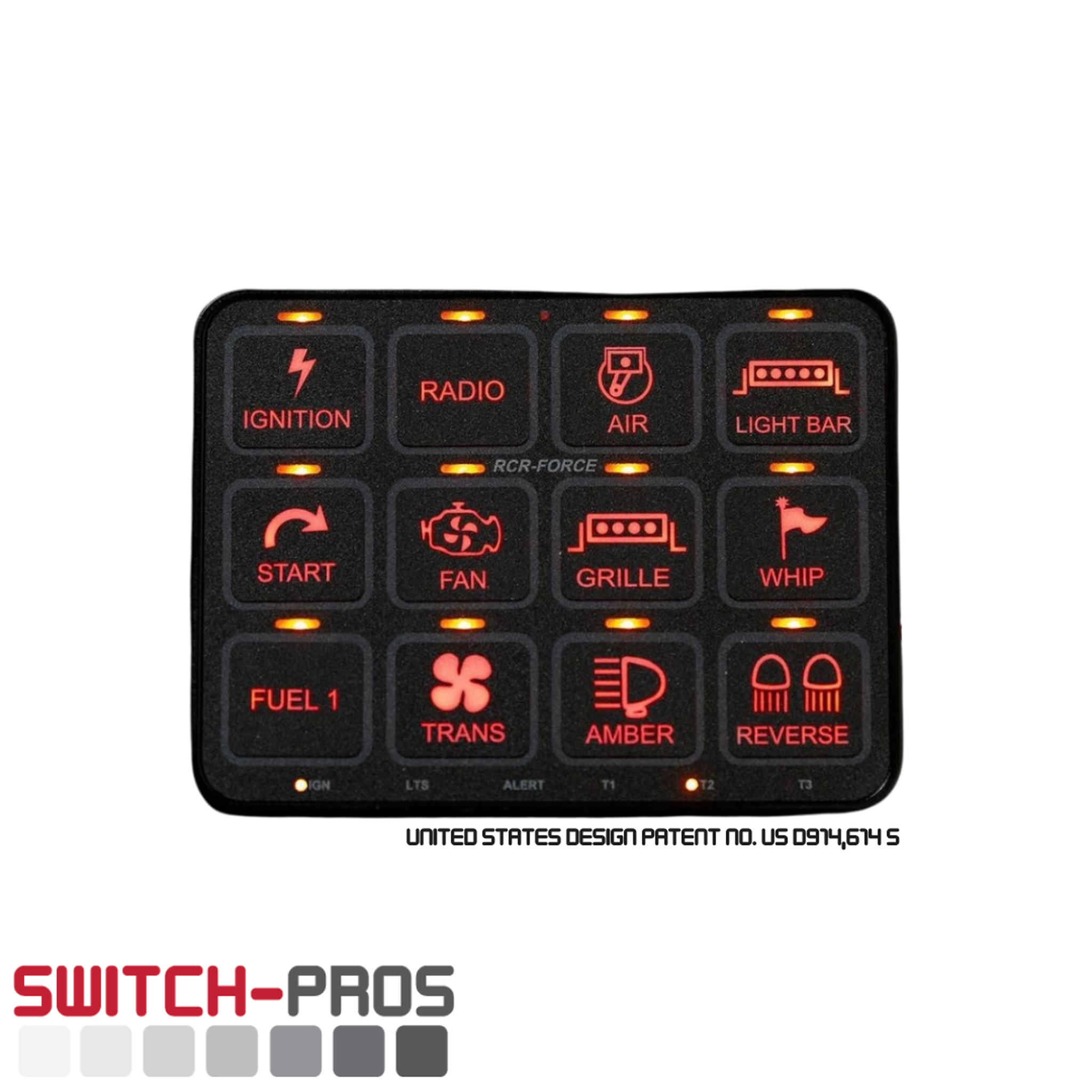 RCR-FORCE 12 Switch Panel Power System