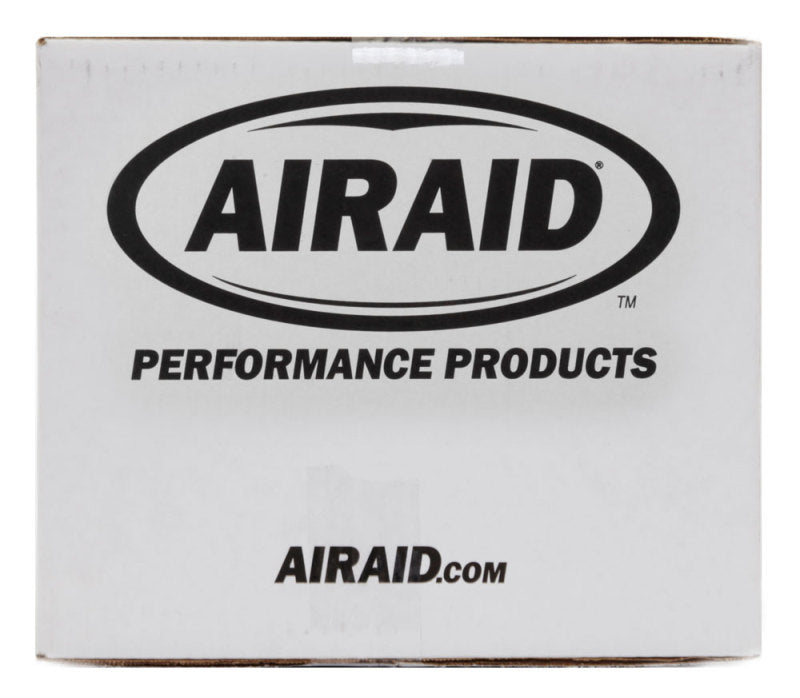 Airaid intake system box for 97-06 Jeep Wrangler TJ 4.0L featuring dry red media for enhanced performance.