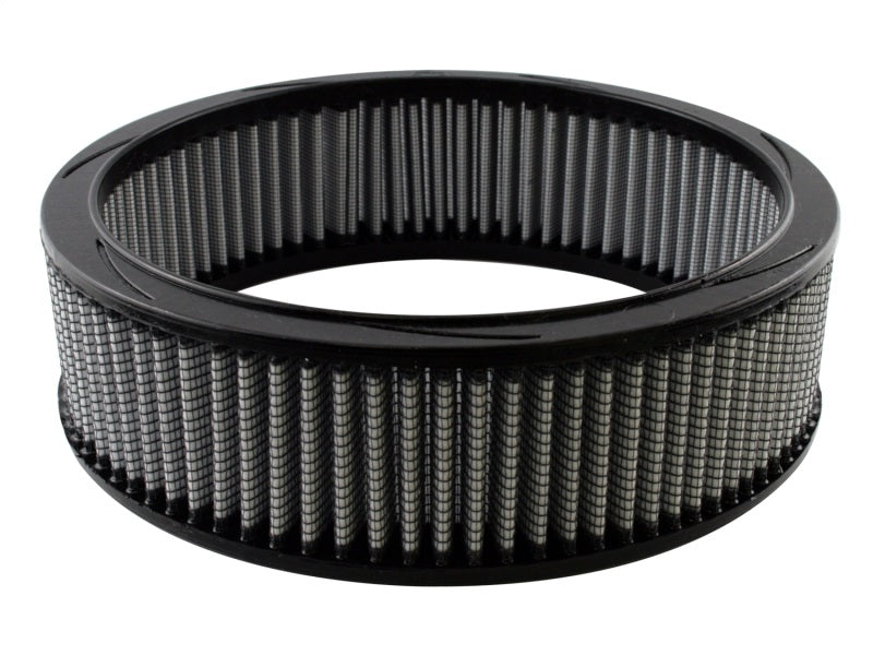 aFe MagnumFLOW Air Filter for GM cars and trucks from 1980 to 1995, designed for improved airflow and performance.