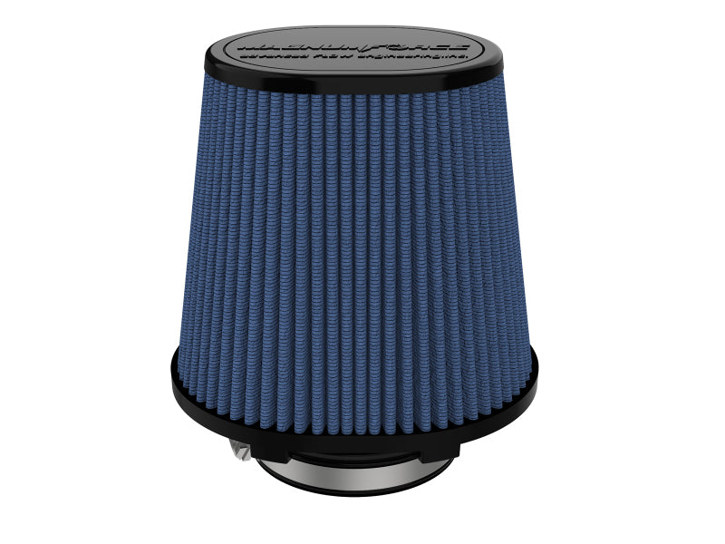 aFe Magnum FORCE replacement air filter featuring Pro 5R media, designed for optimal airflow and filtration efficiency.