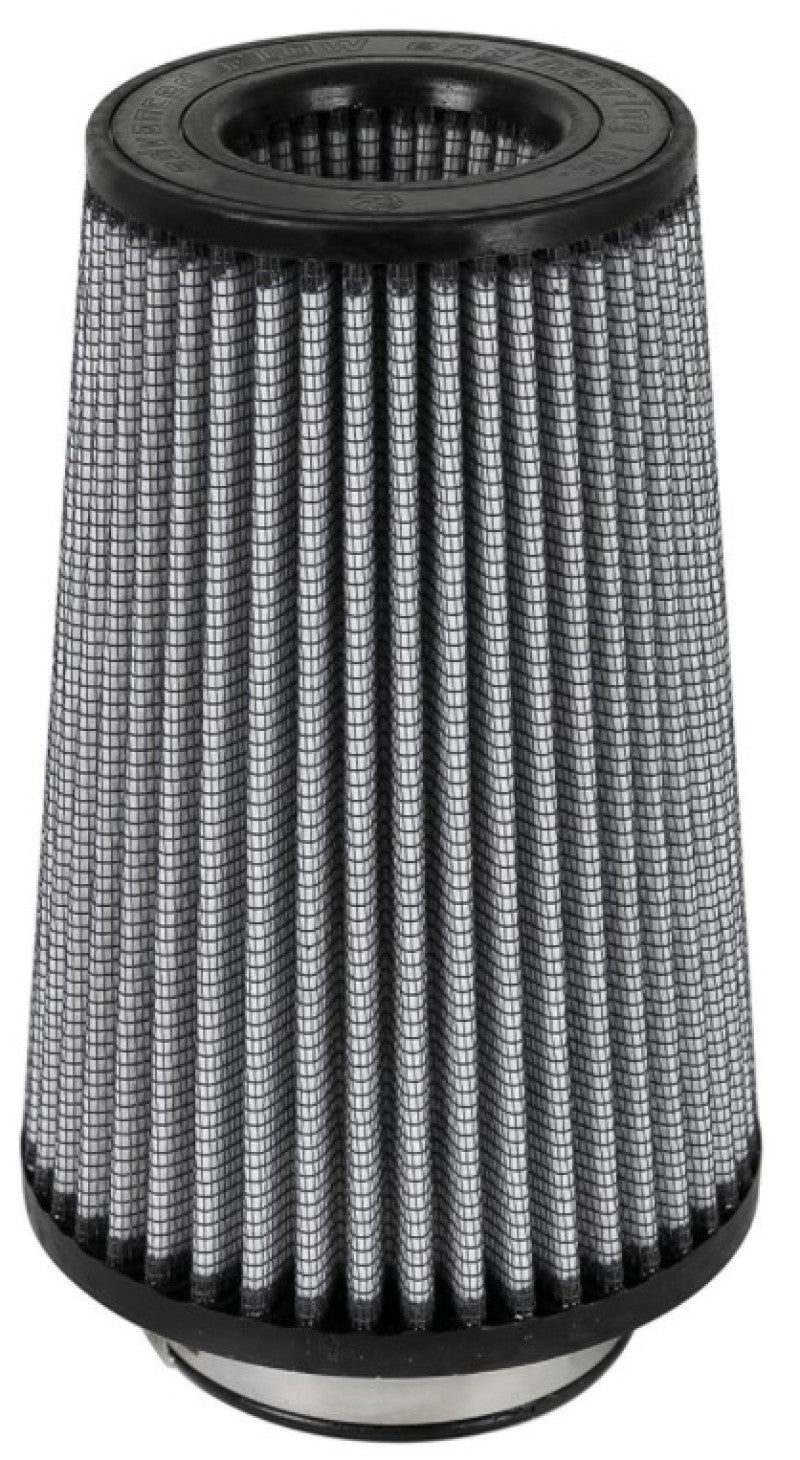 aFe MagnumFLOW Pro DRY S Universal Air Filter with dimensions 3.5in front, 6in back, 4.5in top, and 9in height.