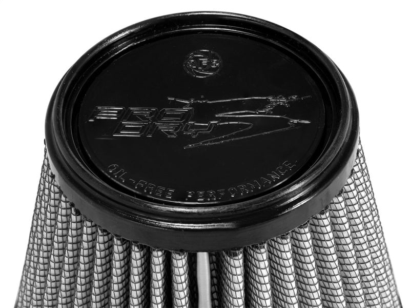 aFe MagnumFLOW Air Filter featuring a durable design with a black top and metal mesh for enhanced engine performance.